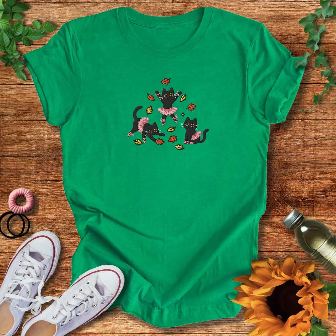 Fall Feline Dance T-Shirt