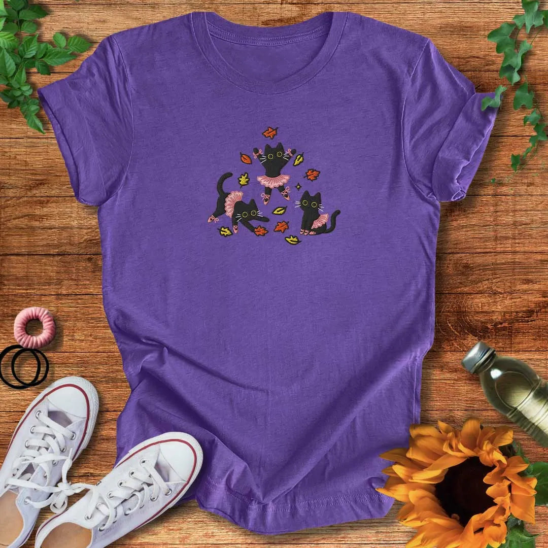 Fall Feline Dance T-Shirt