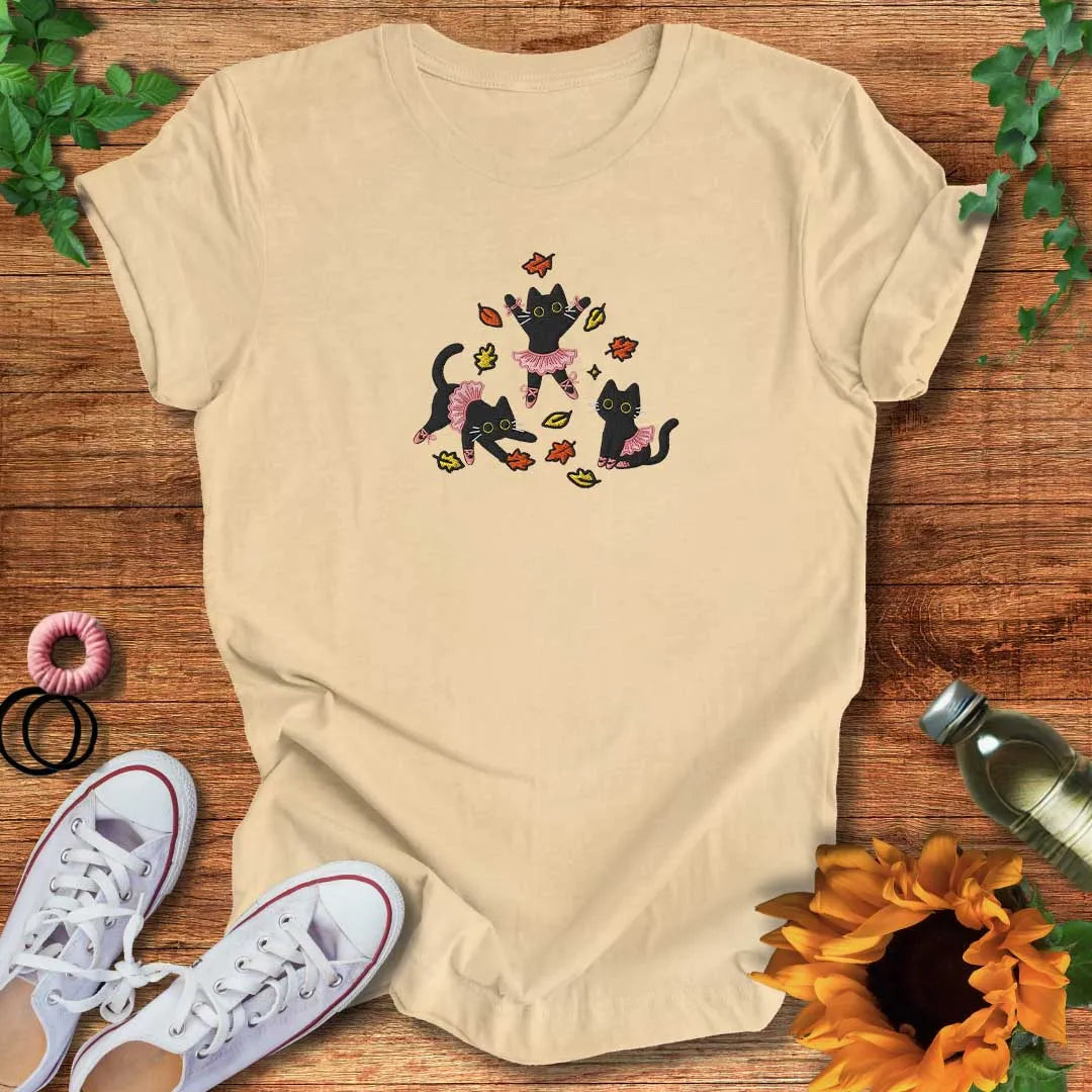 Fall Feline Dance T-Shirt