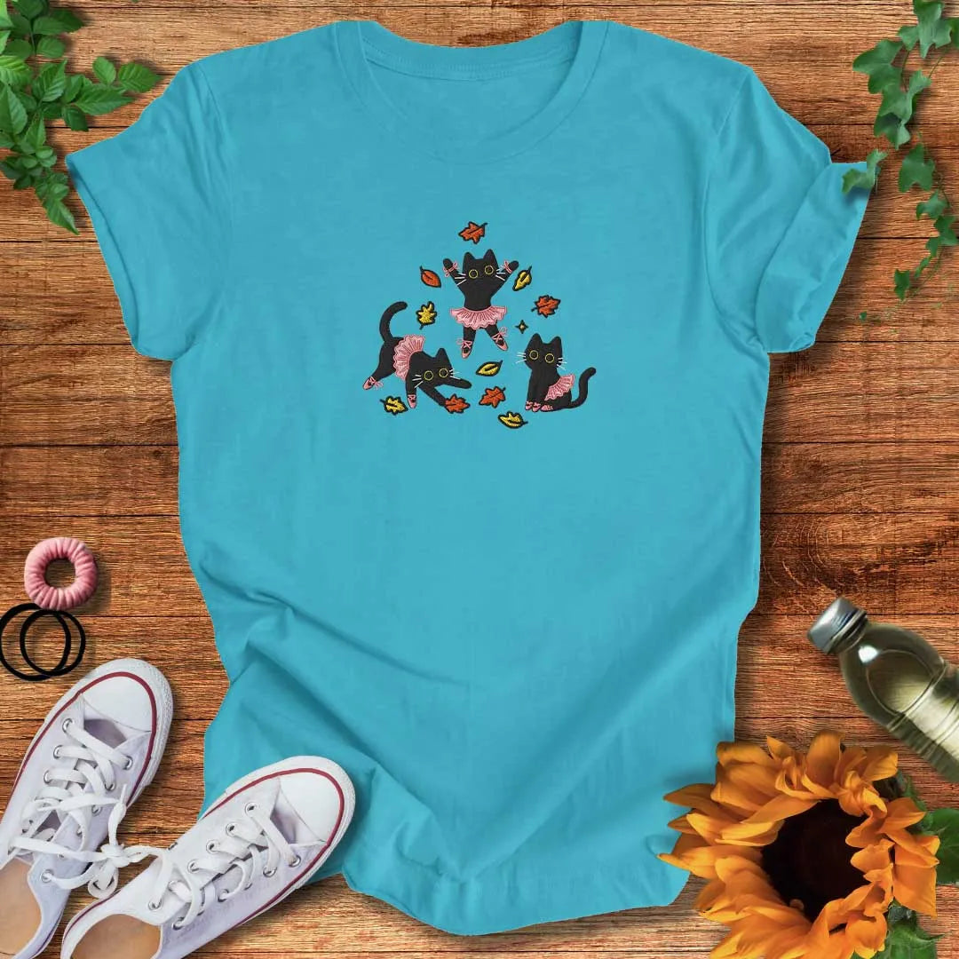 Fall Feline Dance T-Shirt