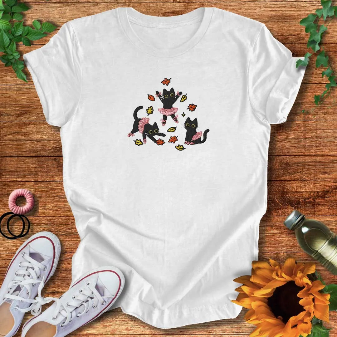 Fall Feline Dance T-Shirt