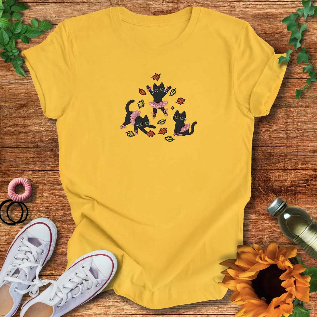 Fall Feline Dance T-Shirt