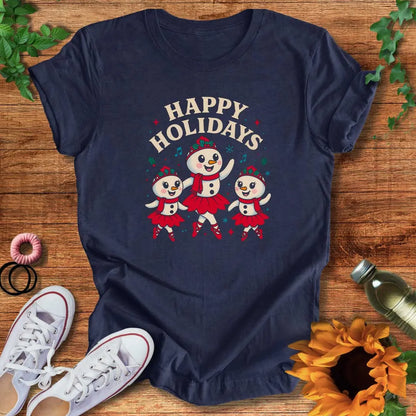 Happy Holidays Ballet T-Shirt