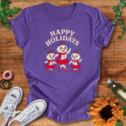 Happy Holidays Ballet T-Shirt