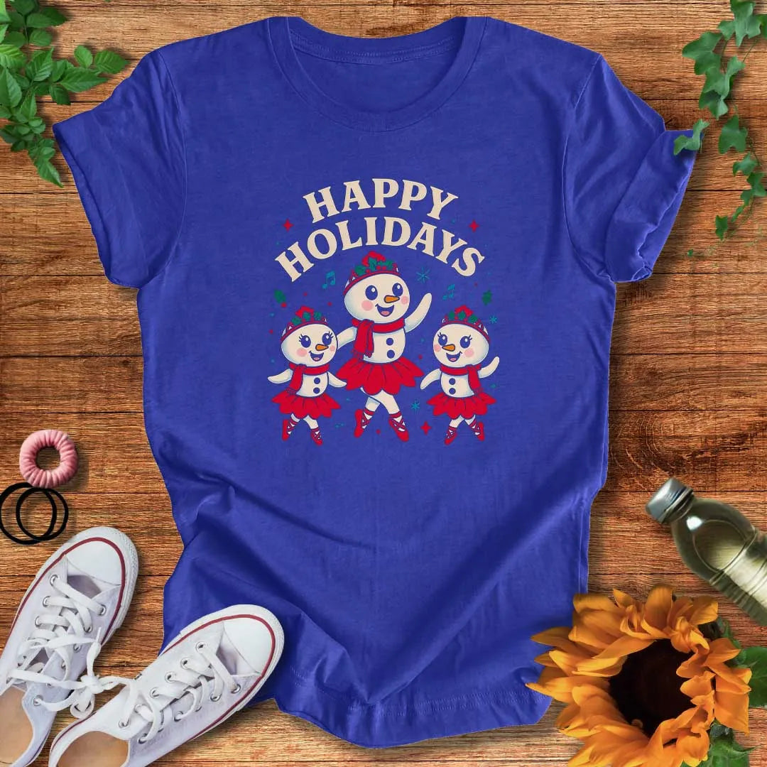 Happy Holidays Ballet T-Shirt