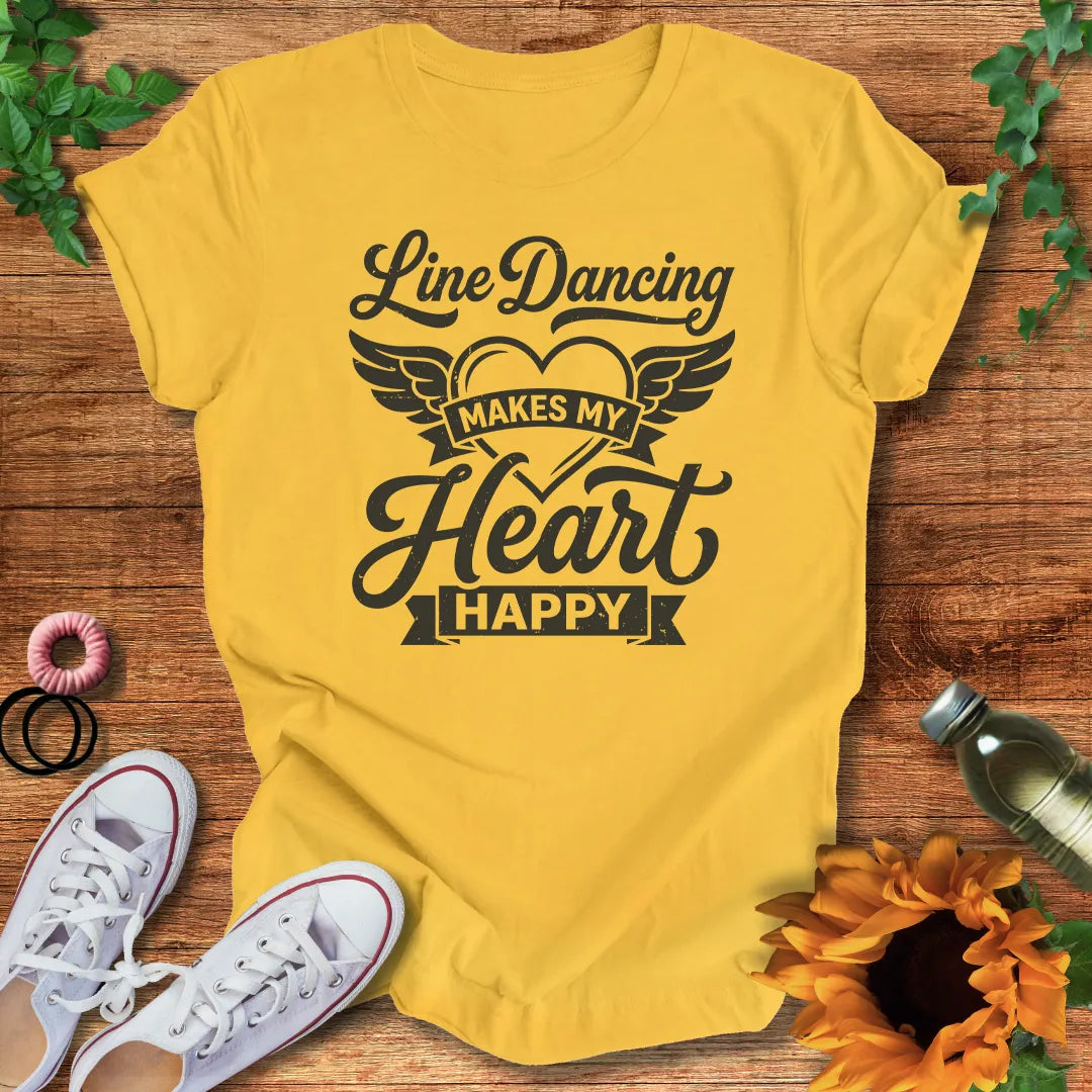 Line Dance Heart T-Shirt