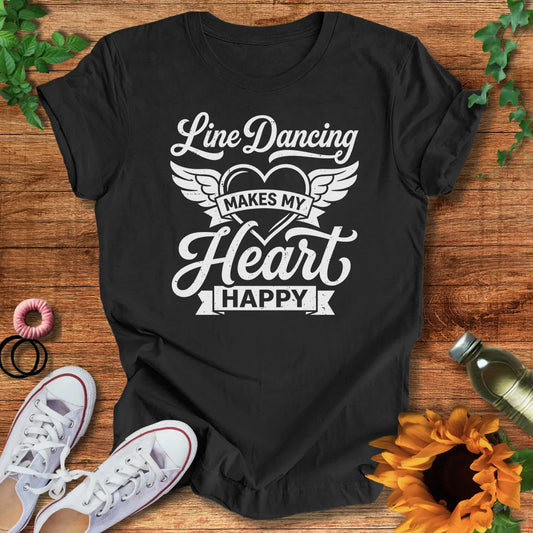 Line Dance Heart T-Shirt