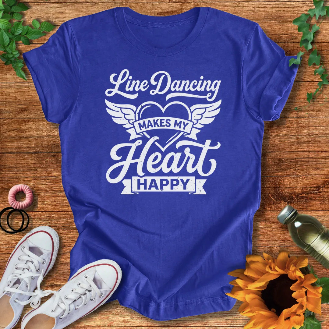 Line Dance Heart T-Shirt