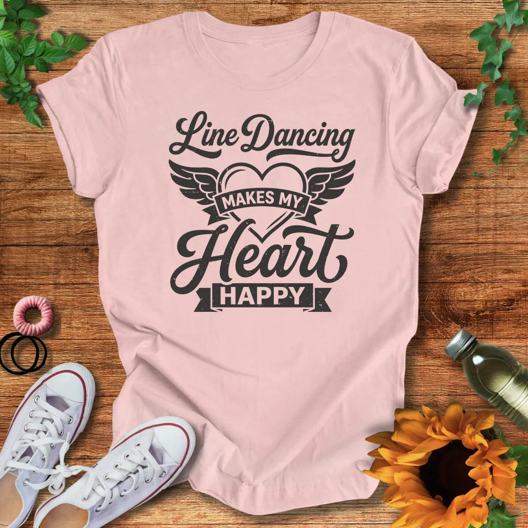 Line Dance Heart T-Shirt