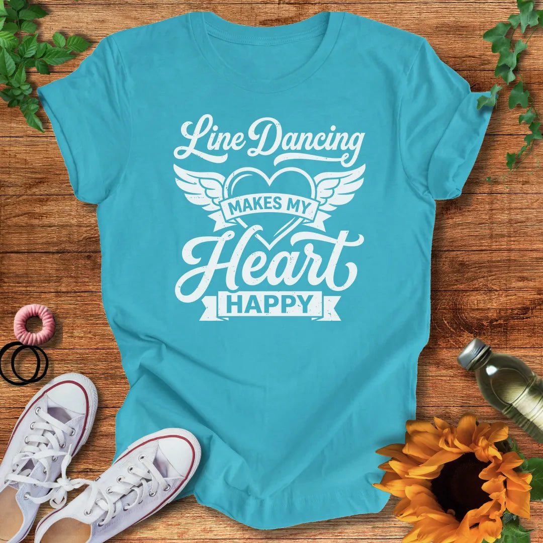 Line Dance Heart T-Shirt