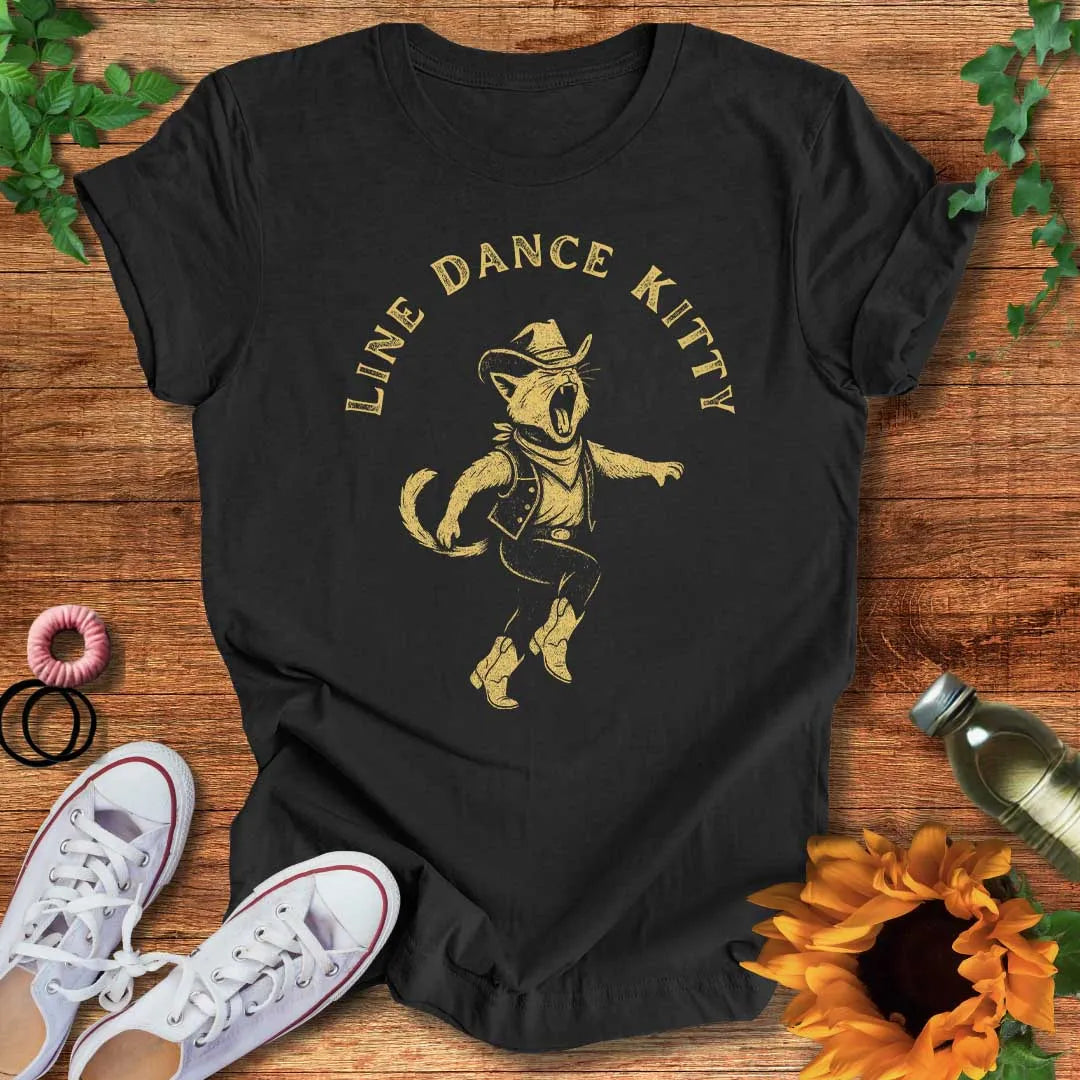 Line Dance Kitty T-Shirt