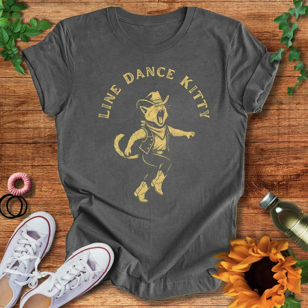 Line Dance Kitty T-Shirt