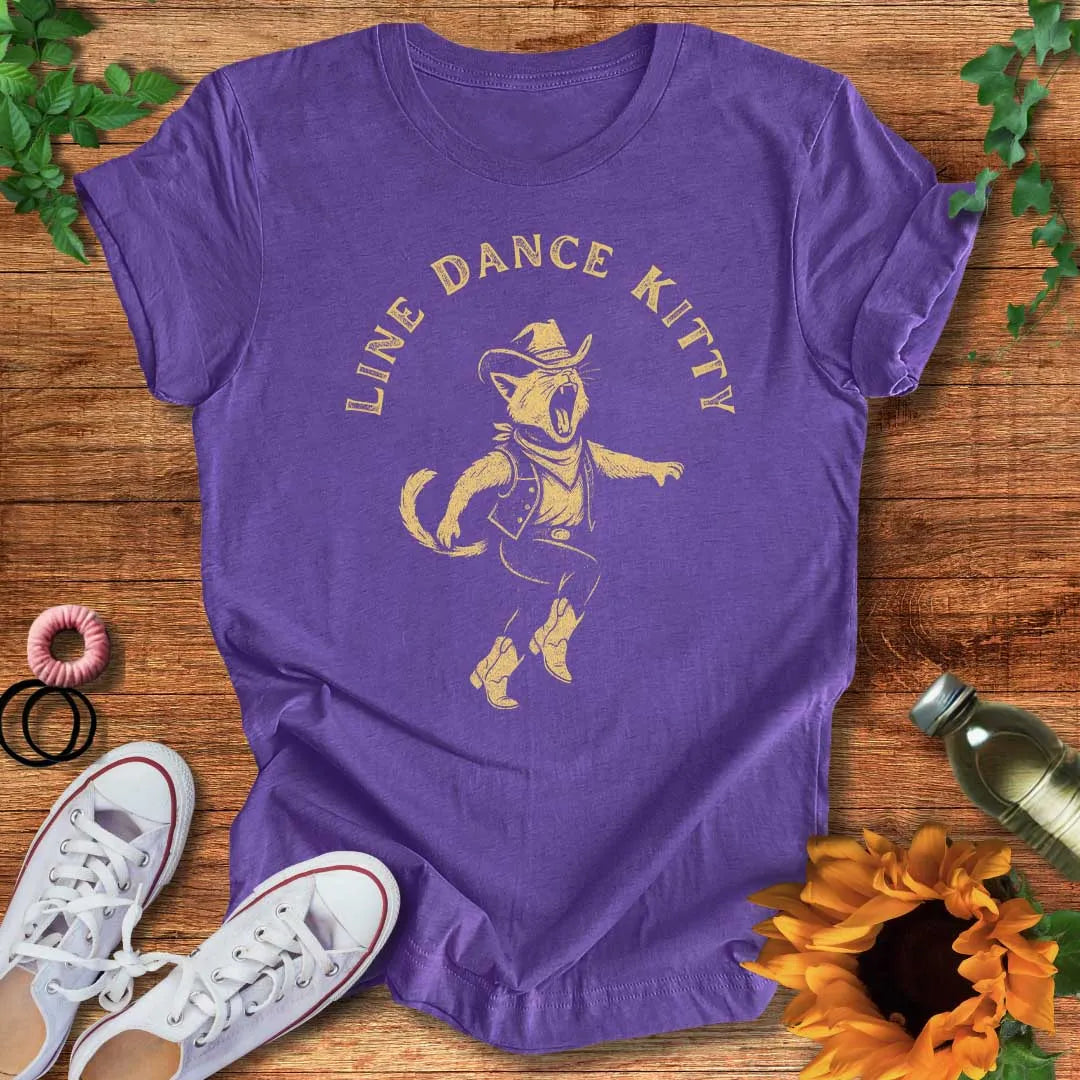 Line Dance Kitty T-Shirt