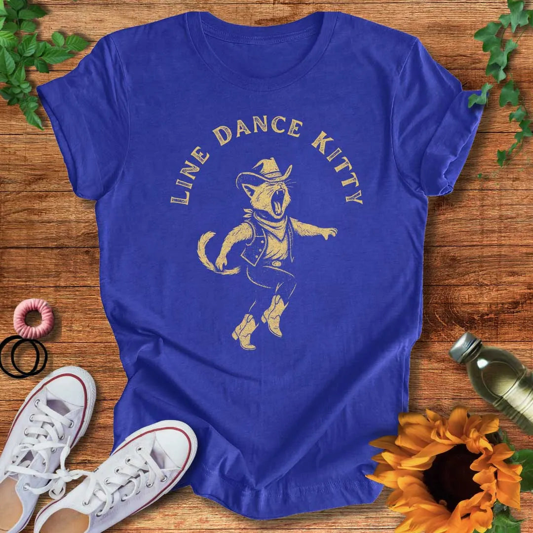 Line Dance Kitty T-Shirt