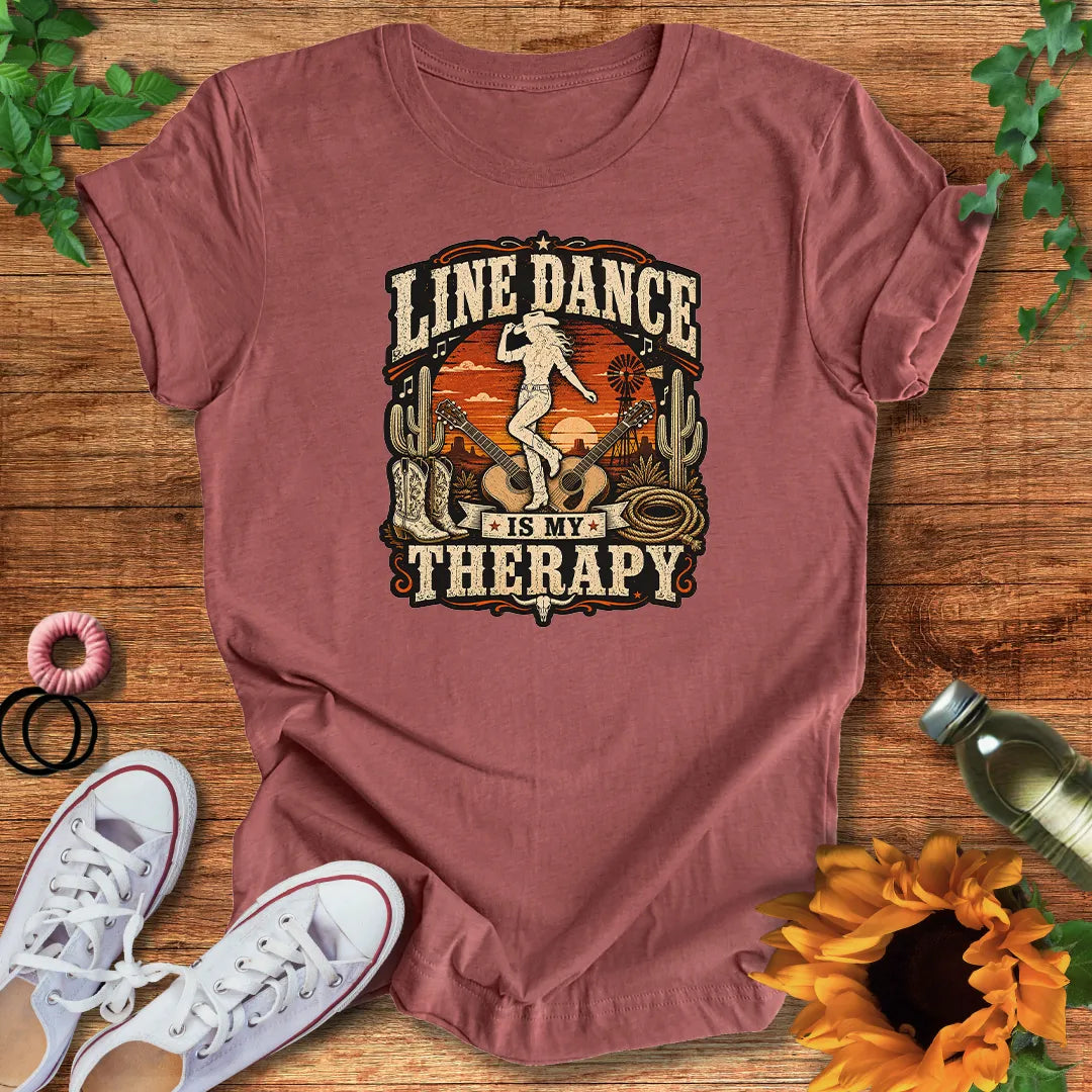 Line Dance Therapy T-Shirt