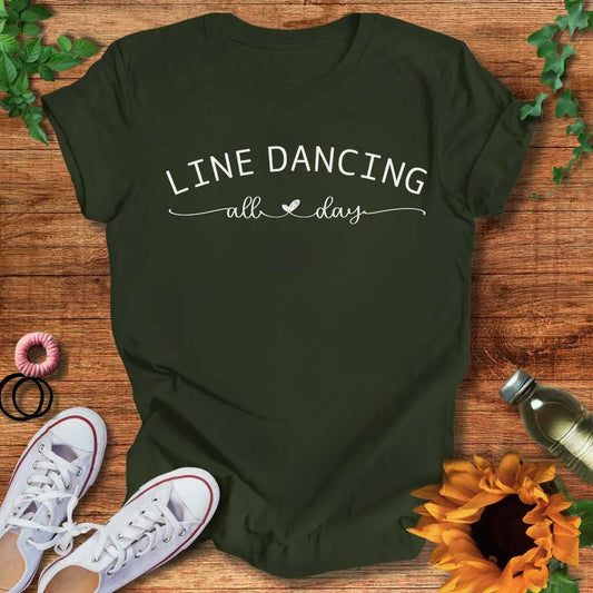 Line Dancing All Day T-Shirt