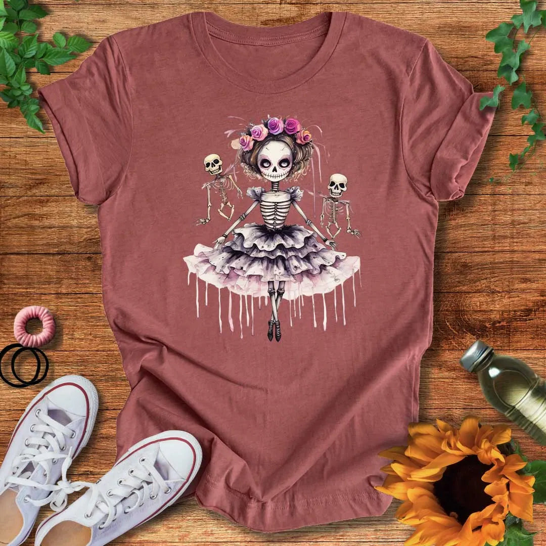 Skeleton Serenade T-Shirt