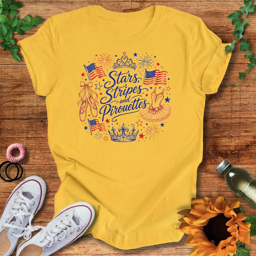 Stars Stripes Pirouettes T-Shirt