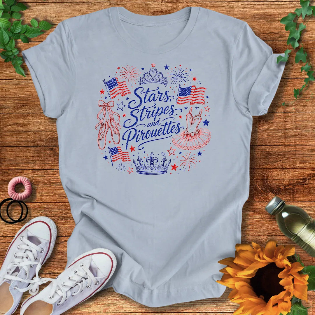 Stars Stripes Pirouettes T-Shirt