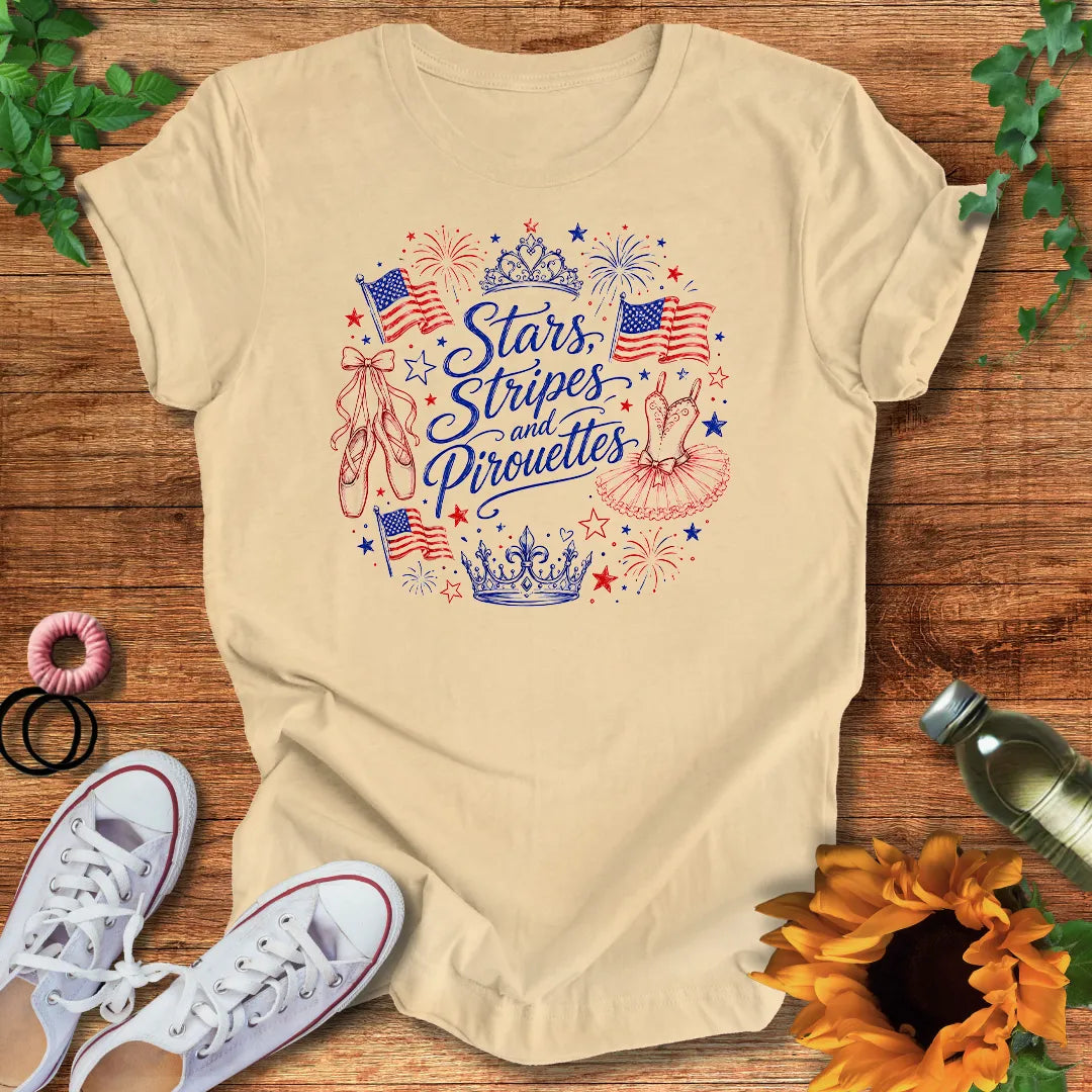 Stars Stripes Pirouettes T-Shirt