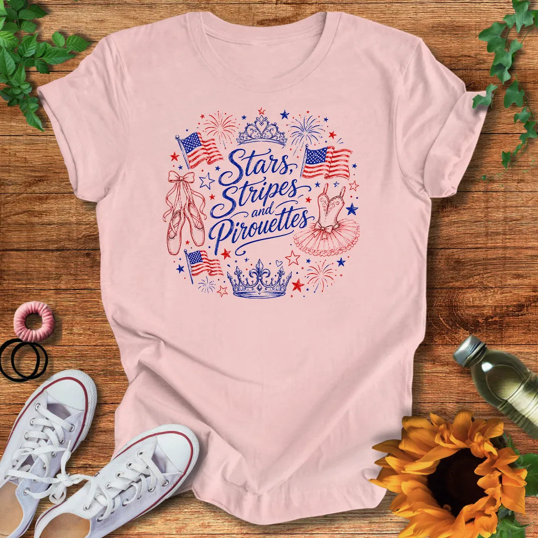 Stars Stripes Pirouettes T-Shirt