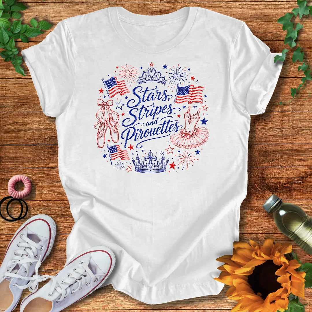 Stars Stripes Pirouettes T-Shirt