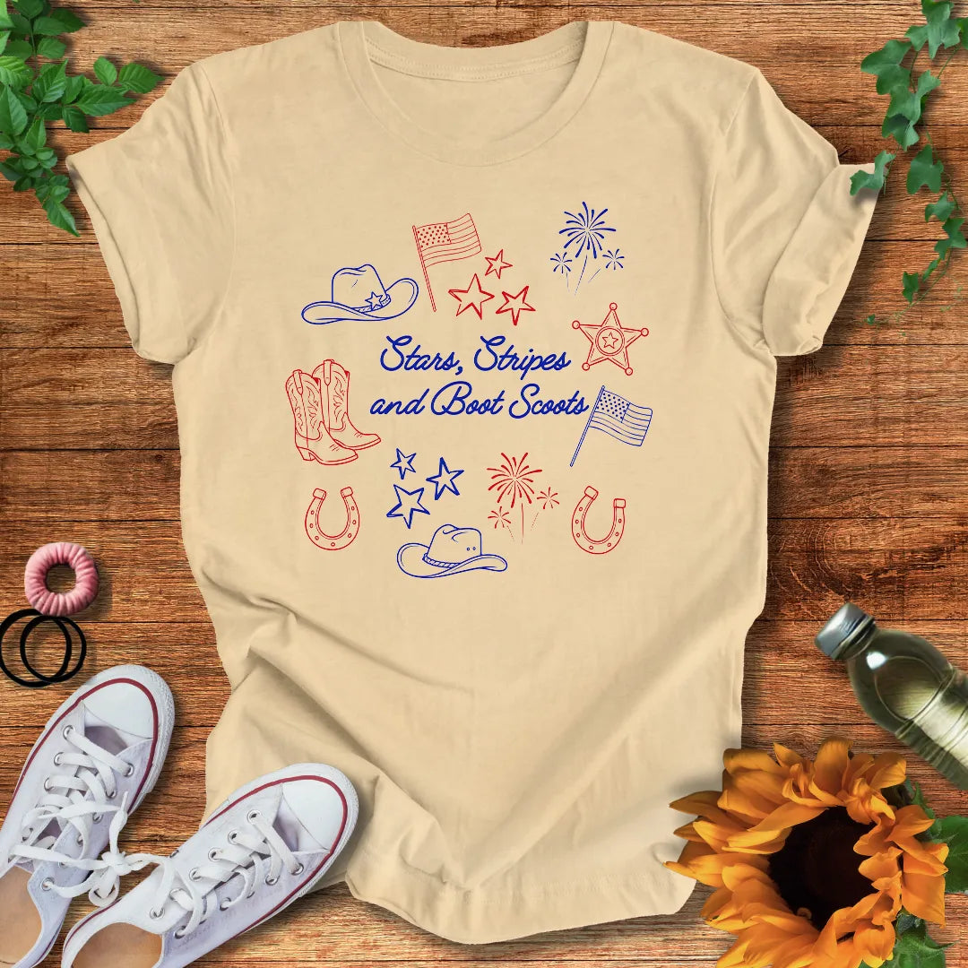 Stars And Boots T-Shirt