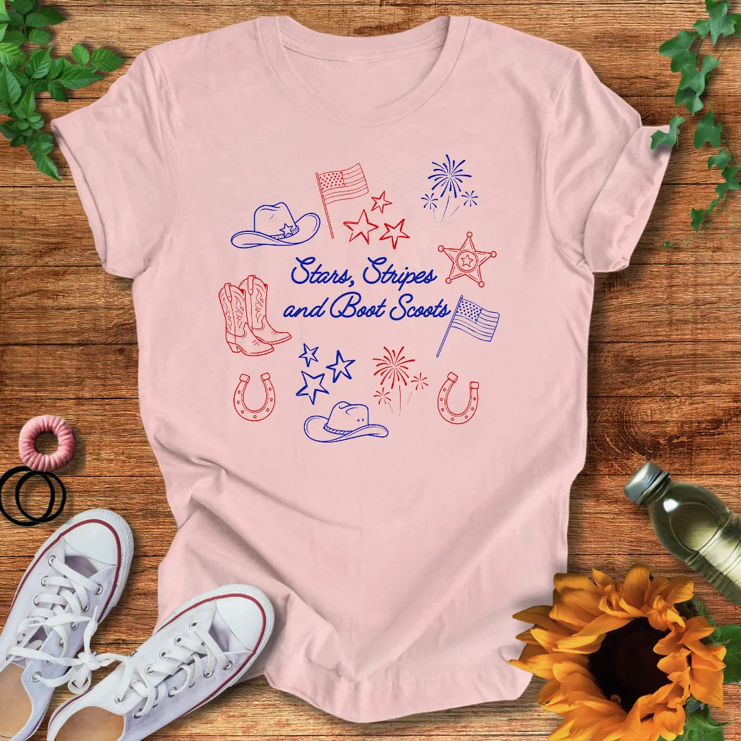 Stars And Boots T-Shirt